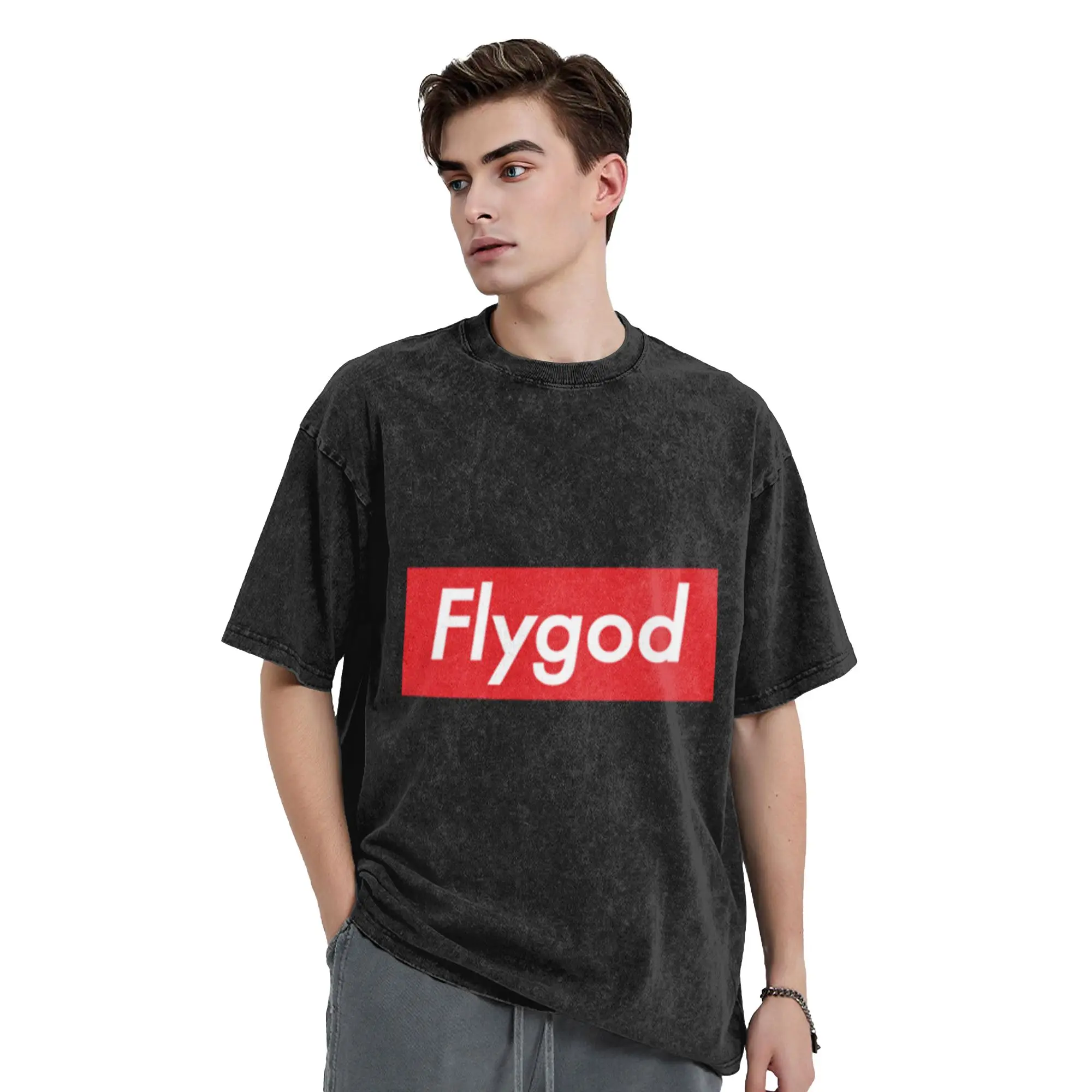 Flygod - westside gunn Unique Chic A T-Shirt Oversized Short Sleeve Men's Women's Cotton Tees Tops