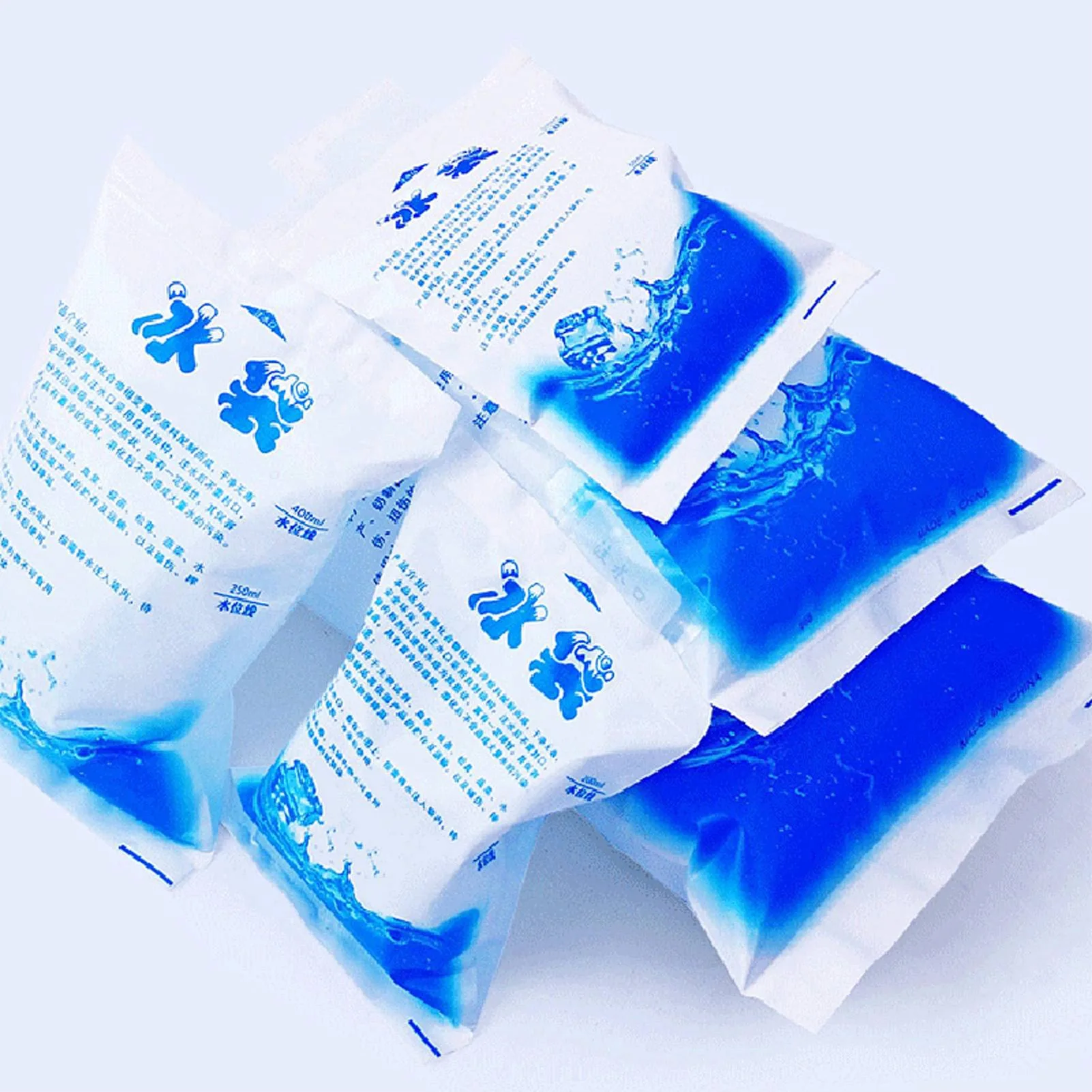 Saco de gelo reutilizável injeção de água saco refrigerador de gelo dor compressa fria bebidas refrigerar alimentos manter fresco gel pacote de gelo seco