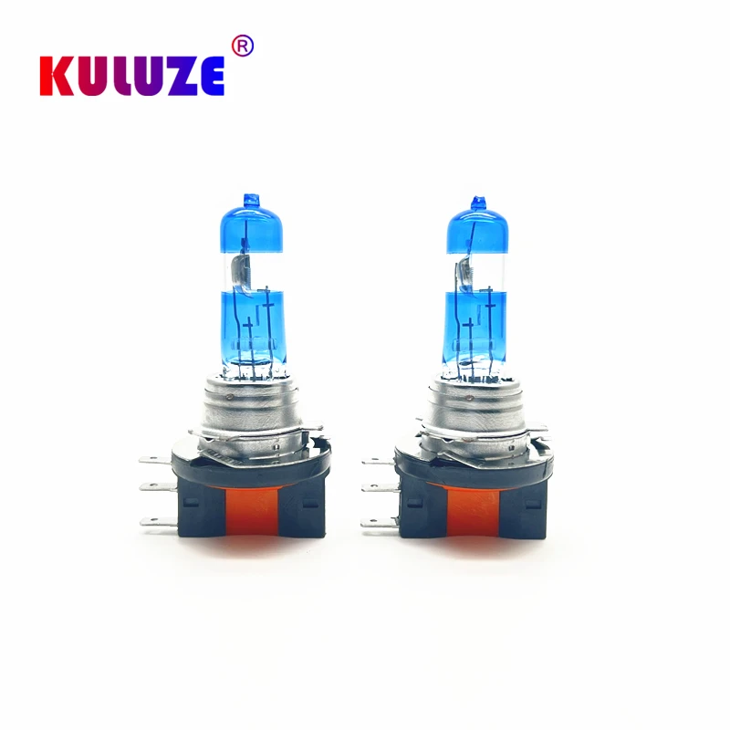 

2pcs Headlamp H15 automobile Halogen lamp 12V15/55W high and low beam daytime running lamp 4000K Night Walker headlight