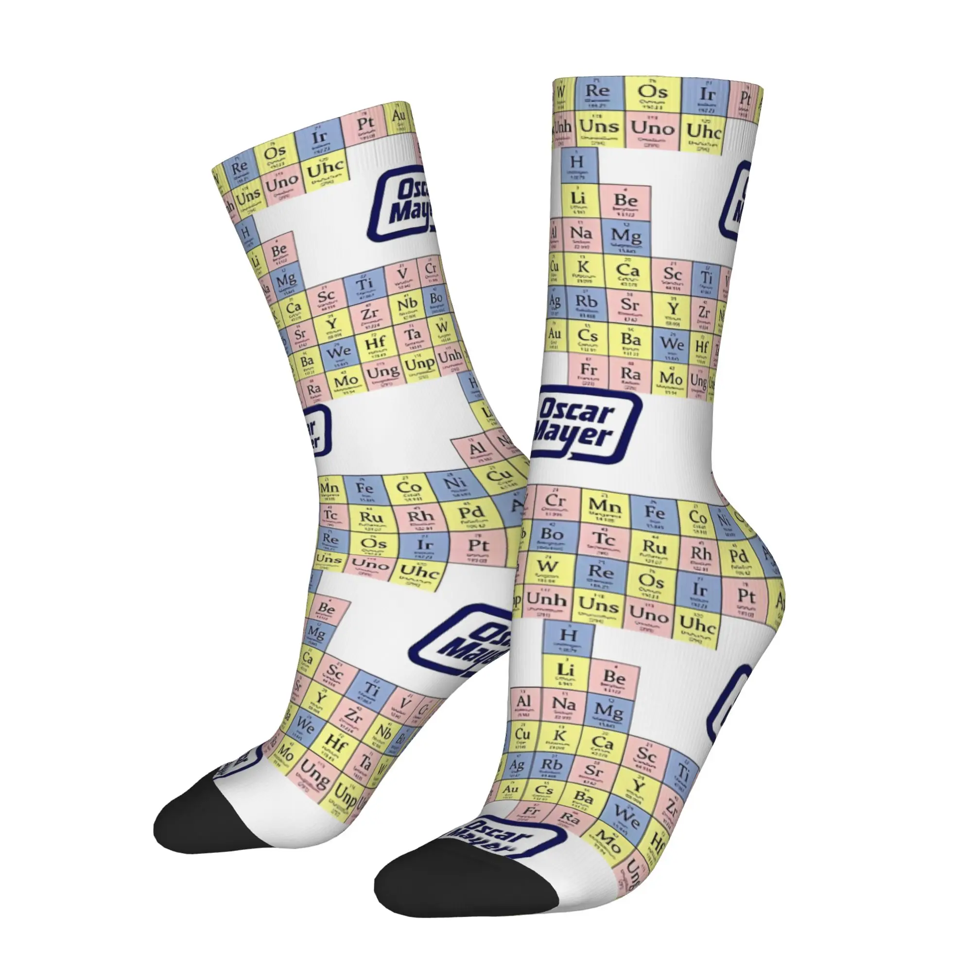 Funny Sock Oscar Mayer Oscar Mayer Element Table Hip Hop Quality Pattern Printed Men Socks Casual Men's Socks