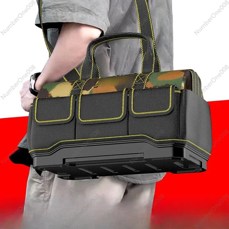 

Набор инструментов для электрика, прочный, предназначенный для обслуживания, многофункциональная холщовая портативная утолщенная сумка для хранения