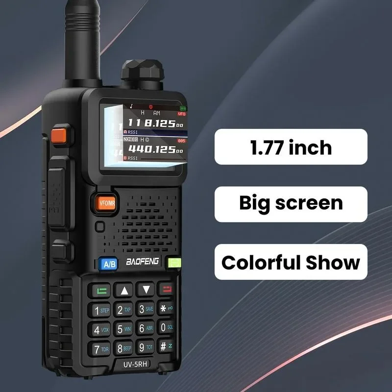 BAOFENG GMRS Ham Radio GM-5RH (atualização) Dual Band Rádio em dois sentidos Walkie Talkies de longo alcance Equipamento de sobrevivência Rádio portátil de emergência