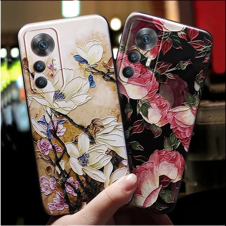 Per Funda Xiaomi 12T 11T 13 12 11 T Pro Lite 12X 13Lite 12Lite 11Lite Mi 11 Lite 5G NE Pro Custodia morbida 3D Rosa Copertura del telefono-image