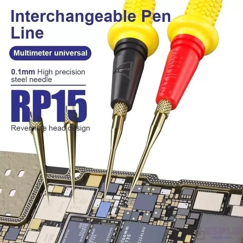 MECHANIC RP15 Ultradünnes Multimeter-Messleitungen, Kabel, Edelstahldraht, Frostschutz für die Multimetererkennung – Detail 1