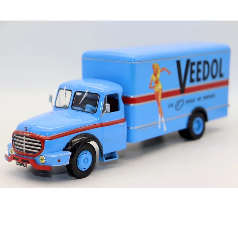 

Литой под давлением масштаб 1:43 Willeme, тяжелый грузовик, транспорт, модель автомобиля из сплава, Коллекционная игрушка, подарок, сувенир, демонстрационный орнамент