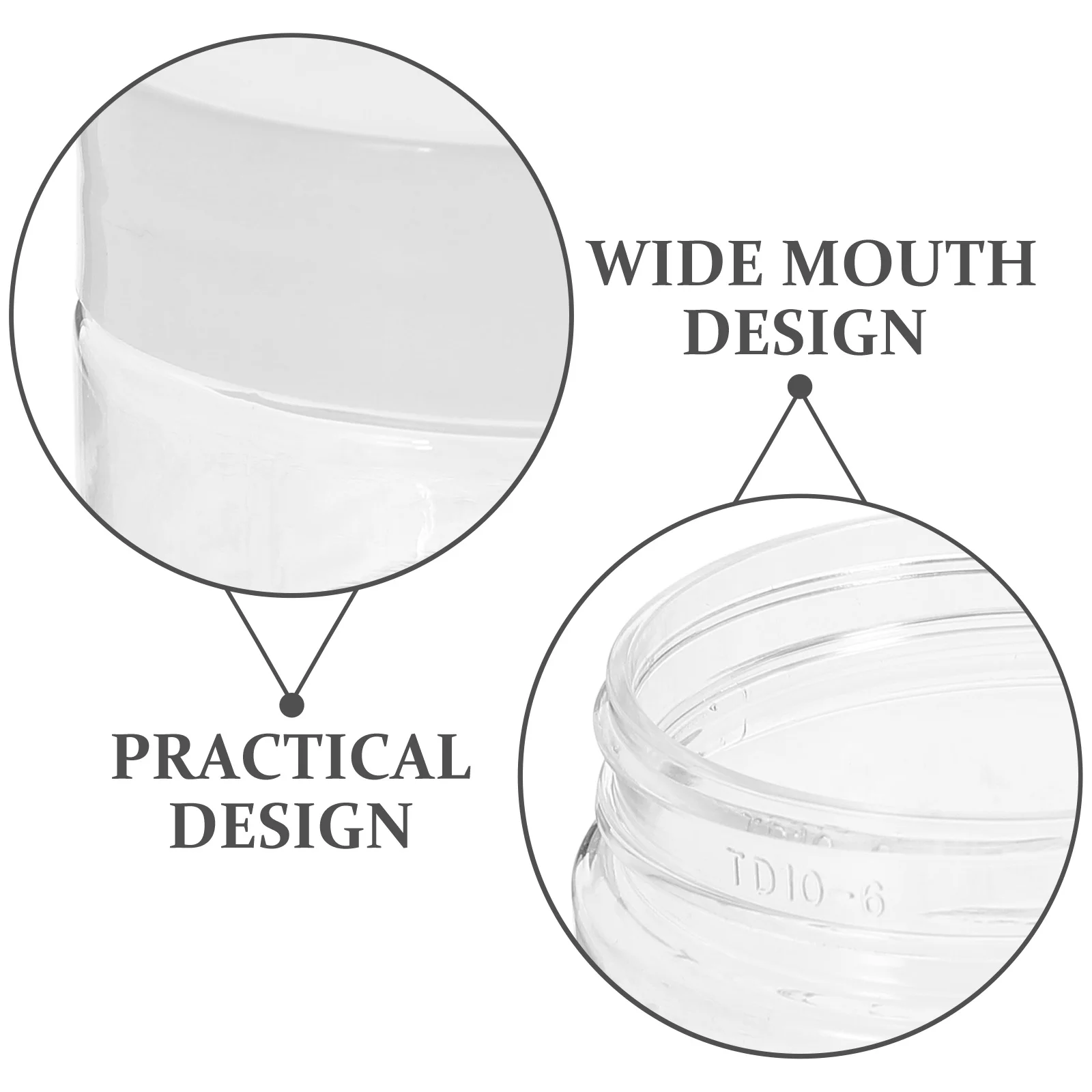 

6 Pcs Cream Bottle Empty Container Jars for Creams Storage Filling Small Travel