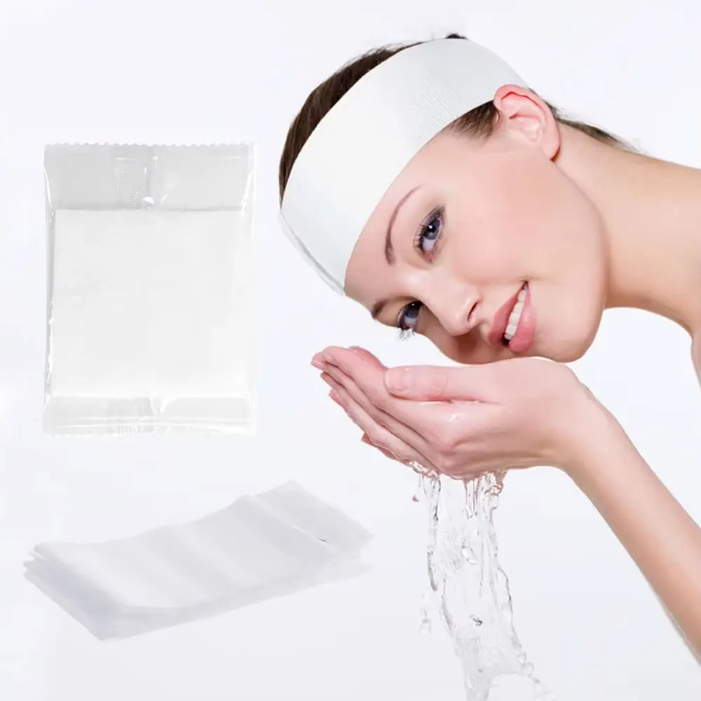 Disposable Headbands for Facials Spa Stretch Non-Woven Soft Skin Care Hair Bands Women Salons Face Washing Beauty Tools
