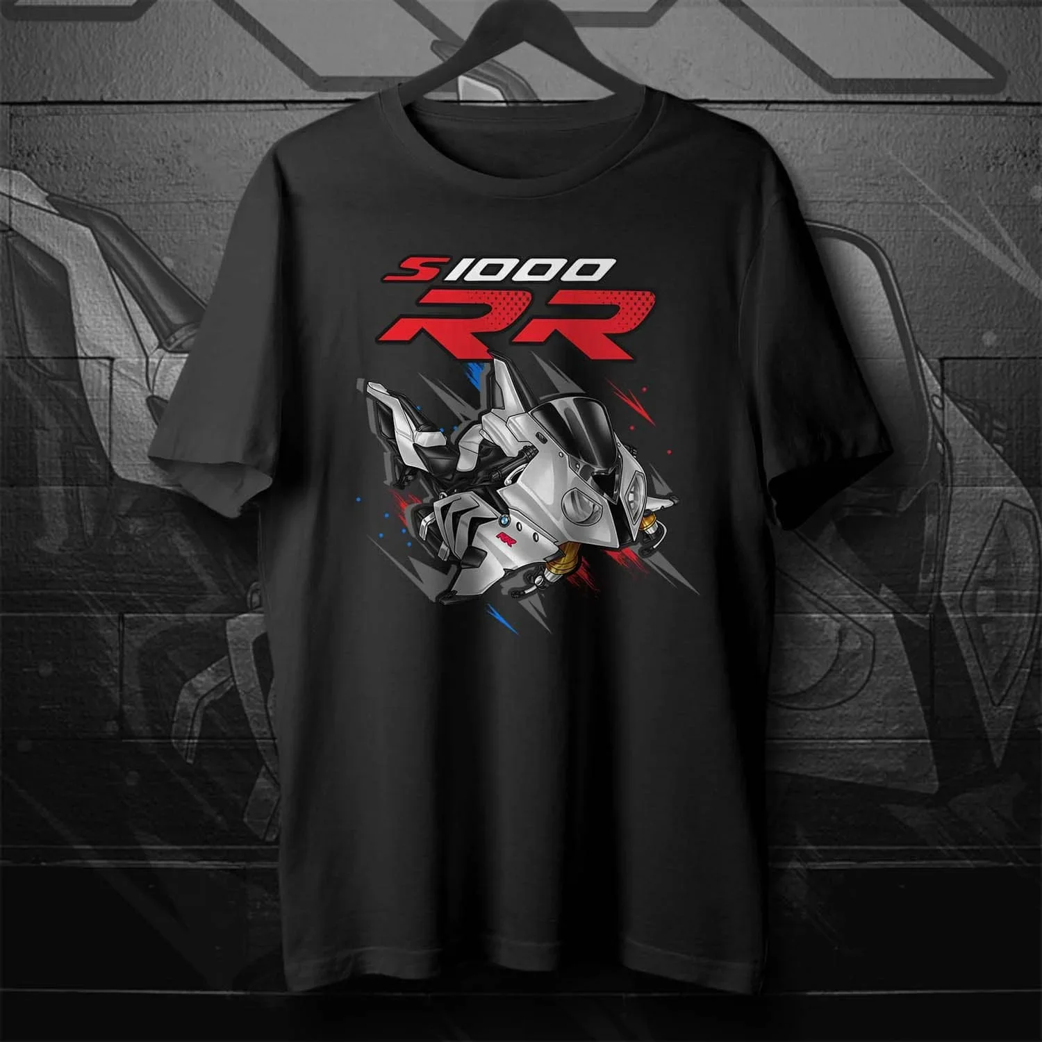 Classic German Motorcycle S 1000 RR Shark Inspired T-Shirt 100% Cotton O-Neck Short Sleeve Summer Casual Mens T-shirt Size S-3XL