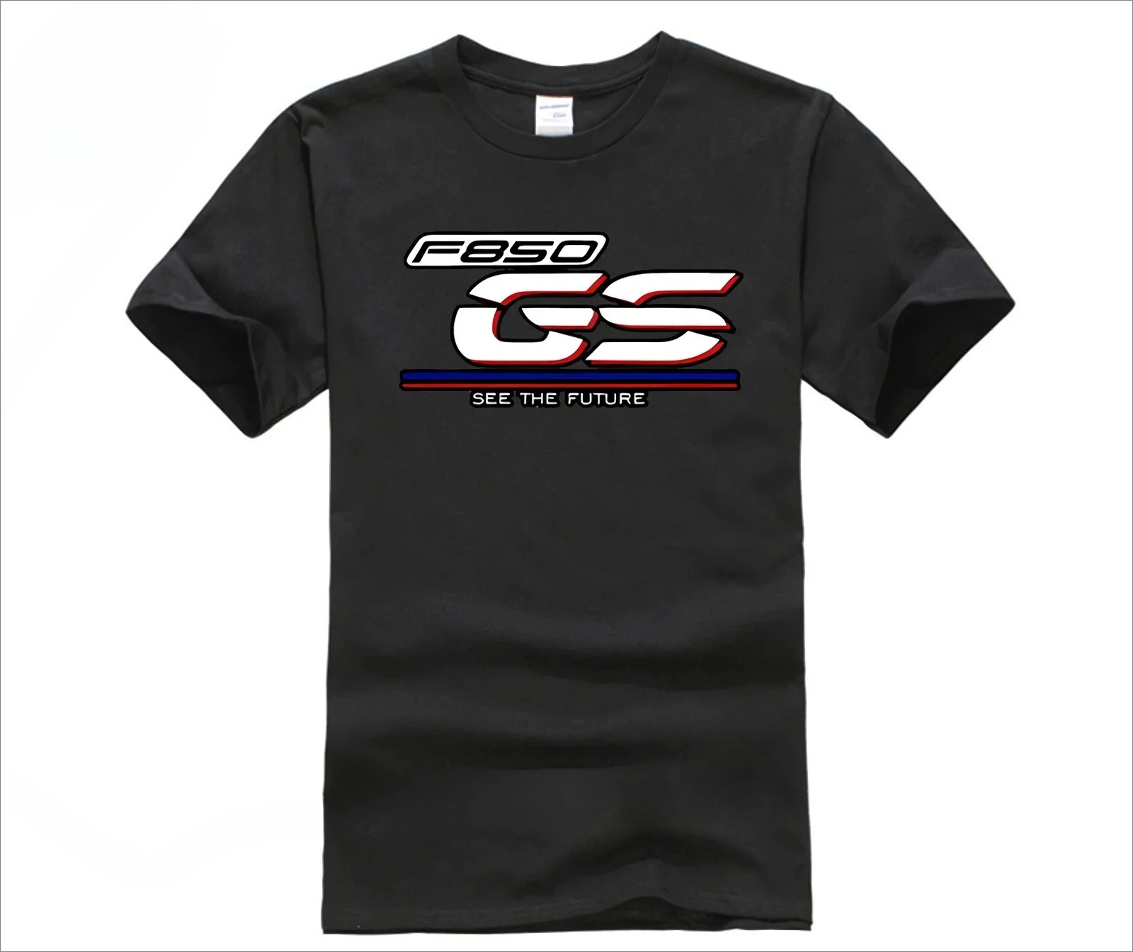 

F850GS Motorcycle T-Shirt, High Quality Cotton Men's O-Neck Casual Print Tee
