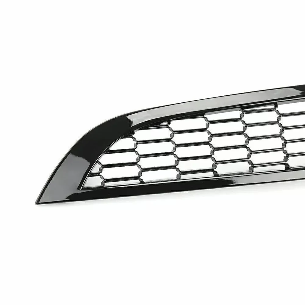 2PCS Front Upper And Lower Grills Front Bumper Hood Honeycomb Mesh Grille Guard Trim Cover Compatible With MINI COOPER R50 R52