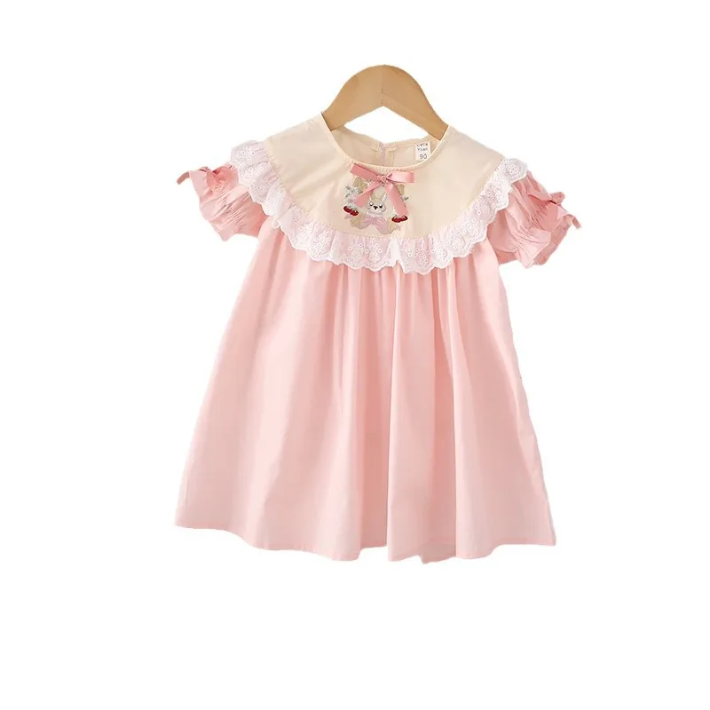 Girls Cute Dresses Summer 2024 Children\'s Princess Dress For Baby Girl Birthday Party Clothes Kids Costume Outfits Dress 4 5 6Y