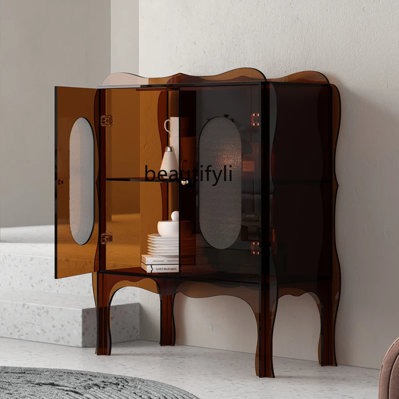 

Entryway Cabinet Home Storage Living Room Sideboard Small Wine Cabinet Creative Tea Cabinet