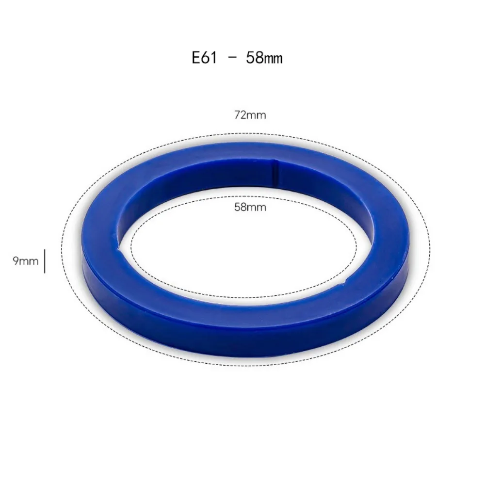 1pc 58mm Barsetto/E61 Food Grade Silicone Espresso Machine Brewing Head Sealing Ring Brewing Head O-Ring Gasket Leak-Proof Seal