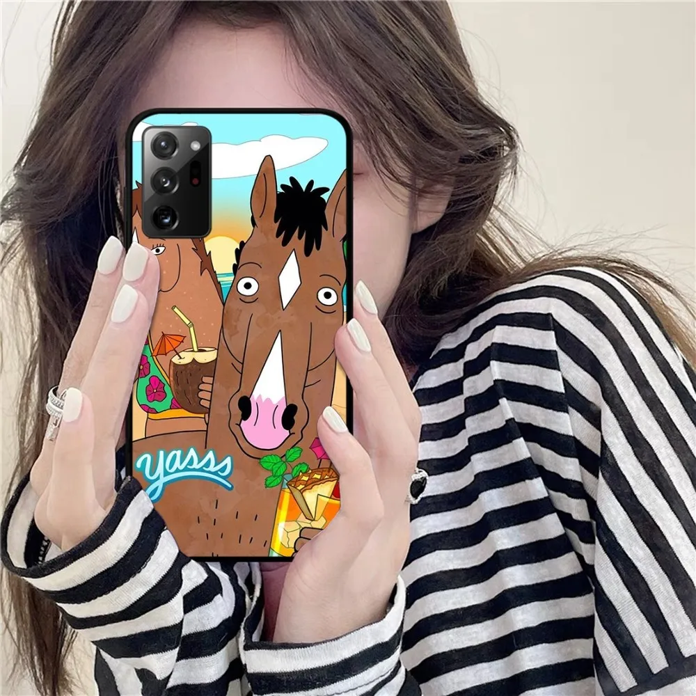 B-BoJack H-Horseman Phone Case For Samsung Note 8 9 10 20 pro plus lite M 10 11 20 30 21 31 51 A 21 22 42 02 03