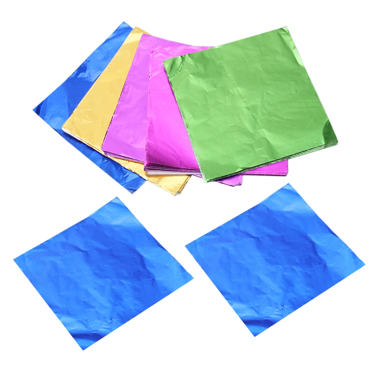 

5 Packs Packaging Tin Paper Non-toxic Wrapping Aluminium Foil Candy Bakeries Tools Aluminium Foil Paper