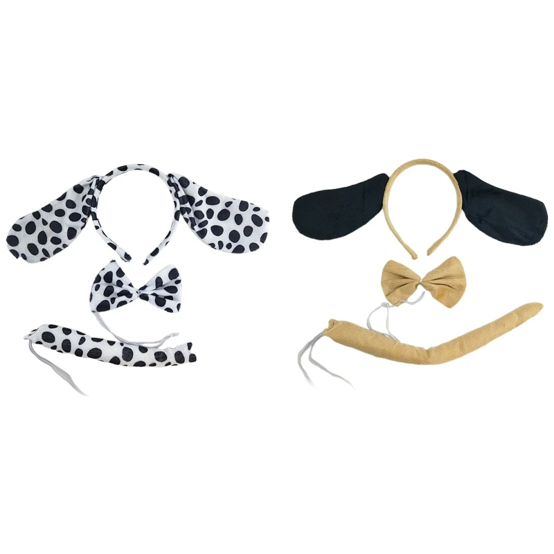 costumes pour chiens, oreilles chien, queue, nœud Costume fantaisie Animal, accessoires pour