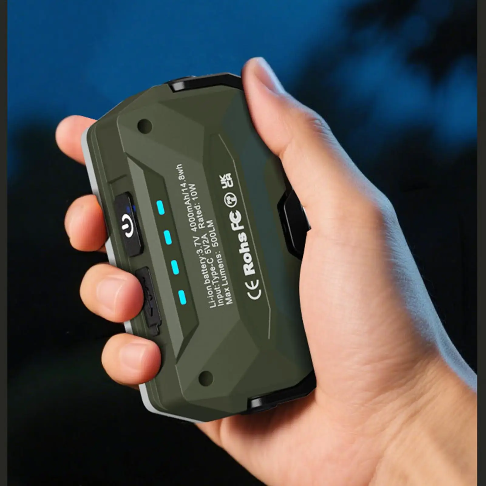 キャンプライト-led-磁気スポットライト防水コードレスバッテリー駆動フラッドライトハイキング釣りテント屋外電源用