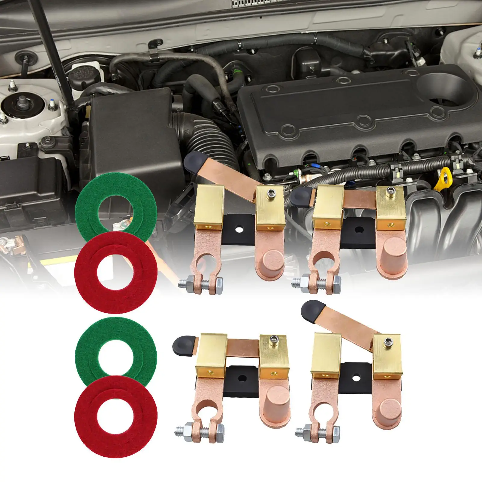 

4x верхняя стойка, разъединитель отрицательной батареи, изолятор, выключатель питания