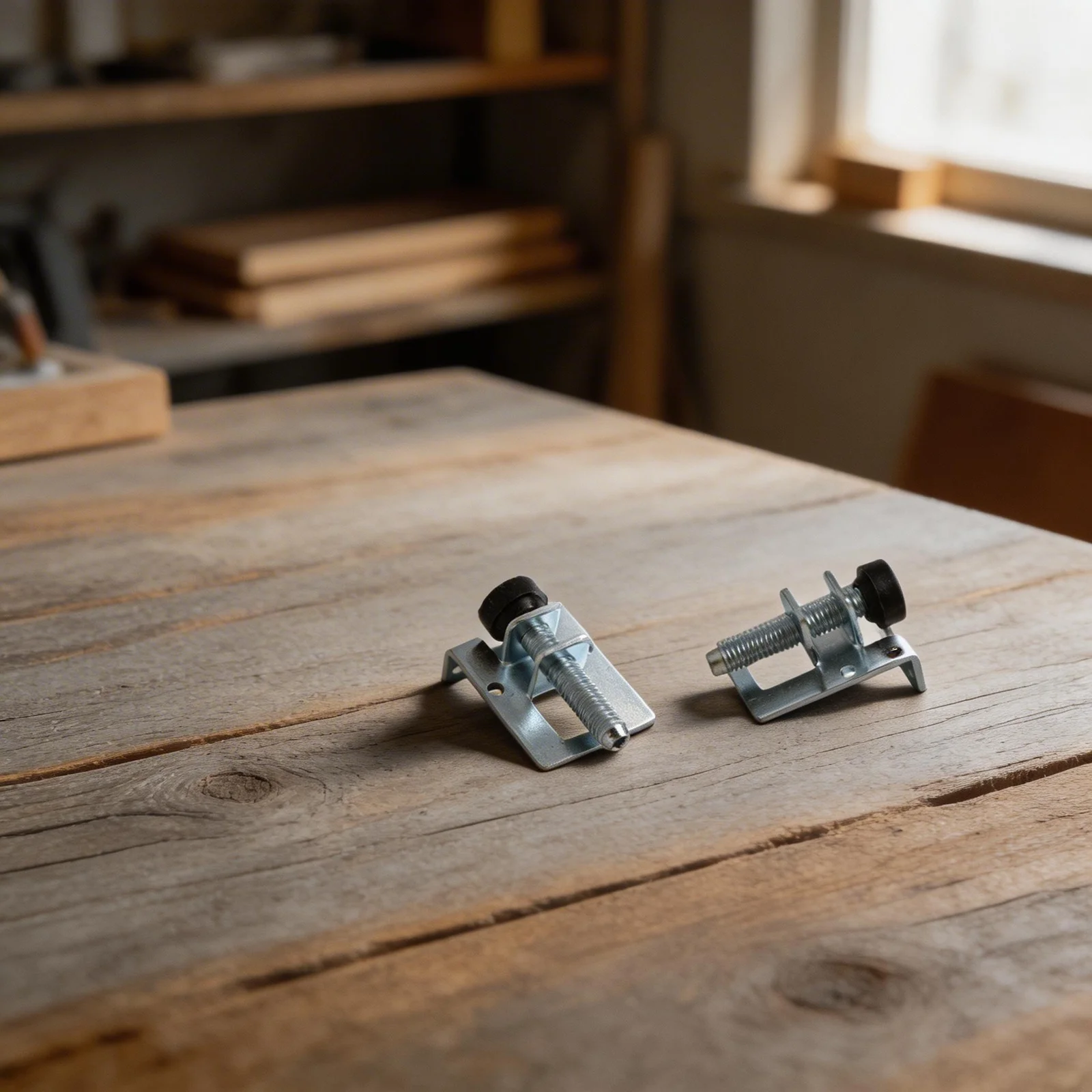 Threaded Adjustable Foot Supports for Wardrobe Legs to Cabinet Height on Uneven Residential or Commercial Floors