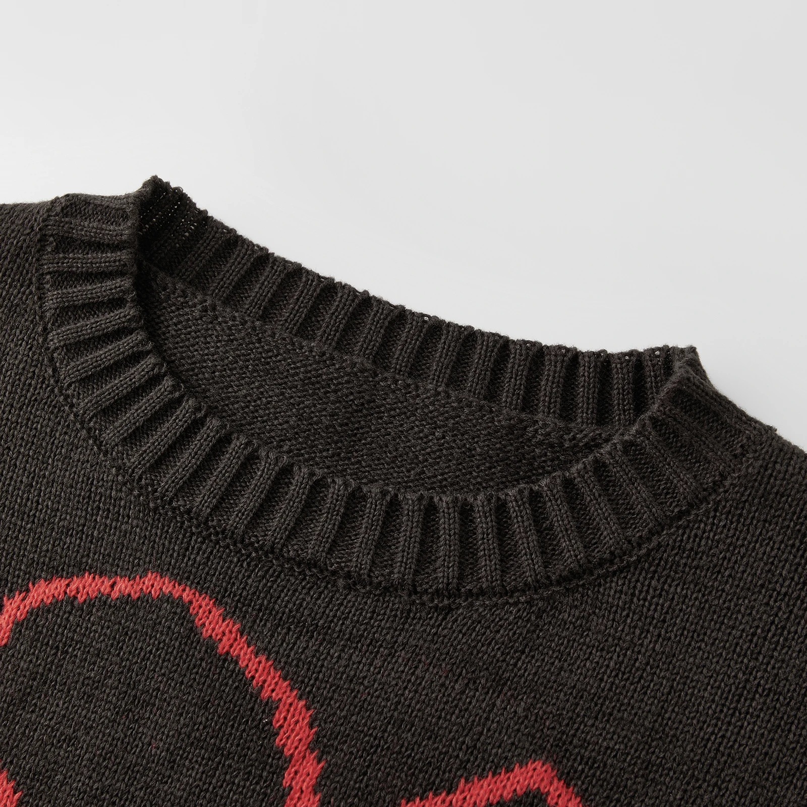 سترة نسائية موضة شتاء 2026 مُزينة بالزهور بلوفرات تريكو للسيدات غير رسمية برقبة دائرية وأكمام طويلة ملابس علوية فضفاضة ضيقة متماسكة