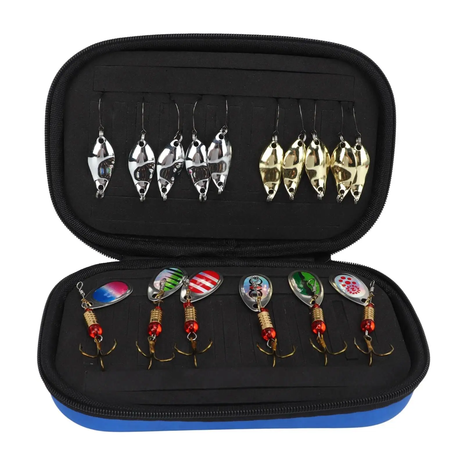 for saltwater Fishing Lures Kit with Stainless Steel Hooks - Corrosion-Resistant Boxed Set for trout & Outdoor Adventures