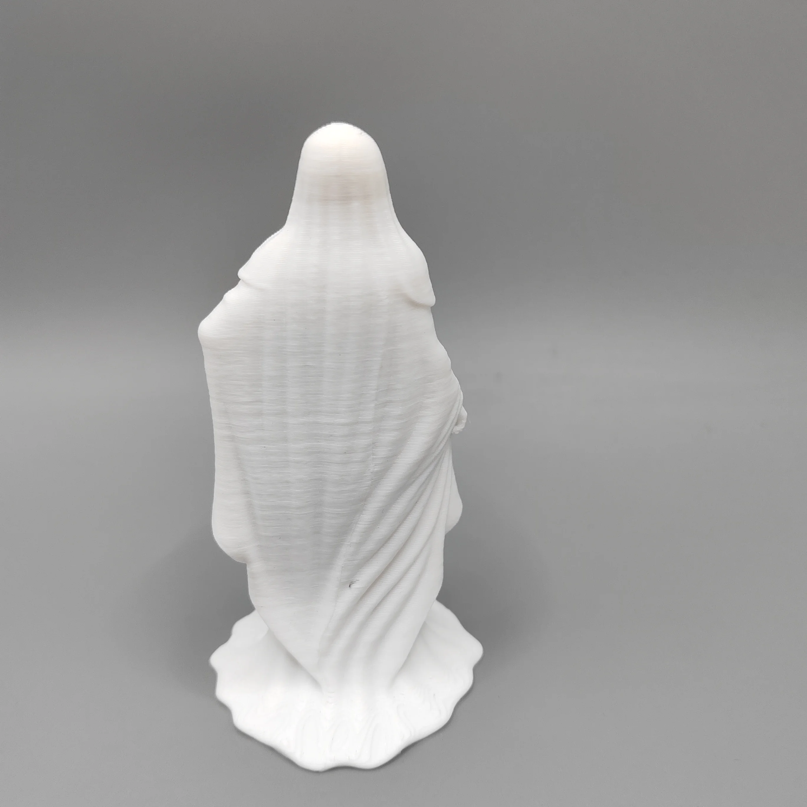 Charming Ghost Lady Figurine, 3D Printed Trendy Ornament, Creative Halloween Table Decor Sculpture