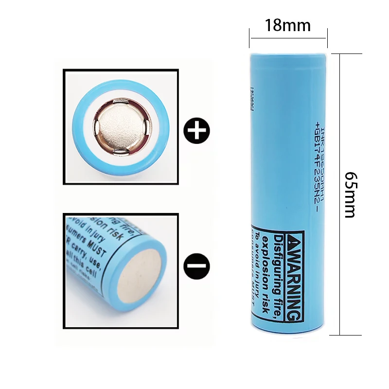 1-20pcs brand new 18650 3200mAh rechargeable battery lithium battery 18650MH1 3.7V high-capacity battery Flashlight batteries