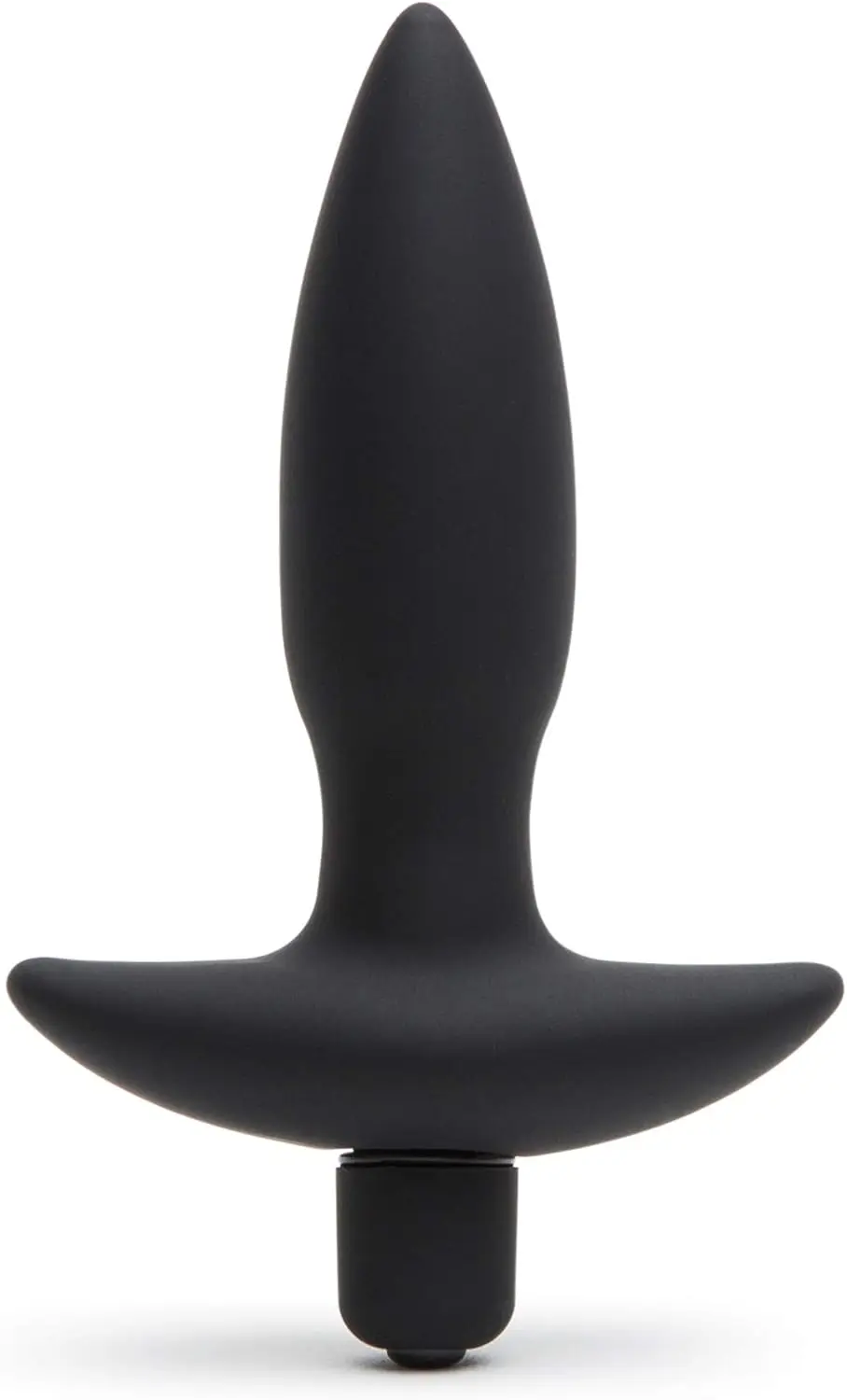 

Butt Tingler Vibrating Butt Plug - 3.5 Inch Silicone Anal Plug - Beginner Friendly with Flared Base