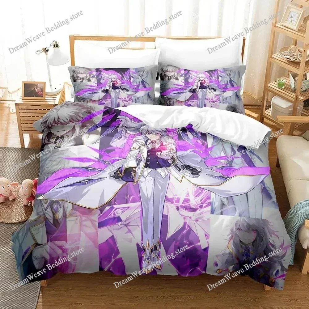 Elsword Bedding Set Single Twin Full Queen King Size Duvetcover Anime Bed Set for Adults Duvet Cover Bed Set Quilt Cover963963