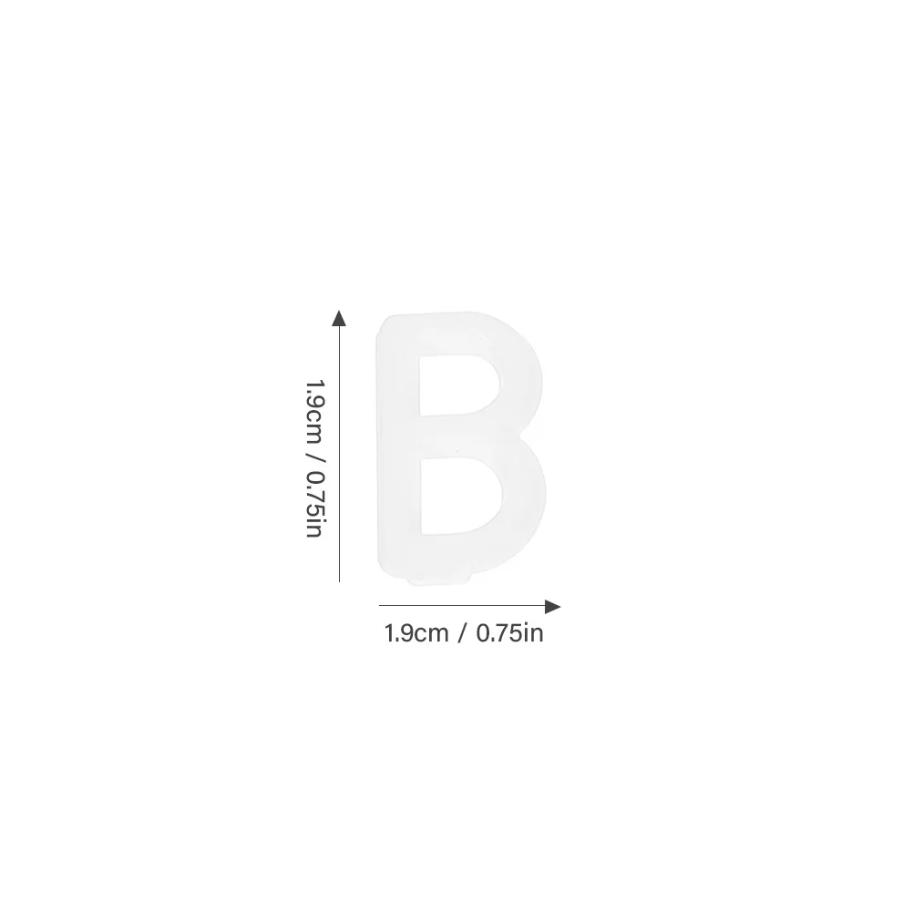 2 ชุดตัวอักษรพลาสติกสำหรับกระดานข่าวติดตั้งง่ายตกแต่งบ้านอุปกรณ์การสื่อสารสำนักงาน
