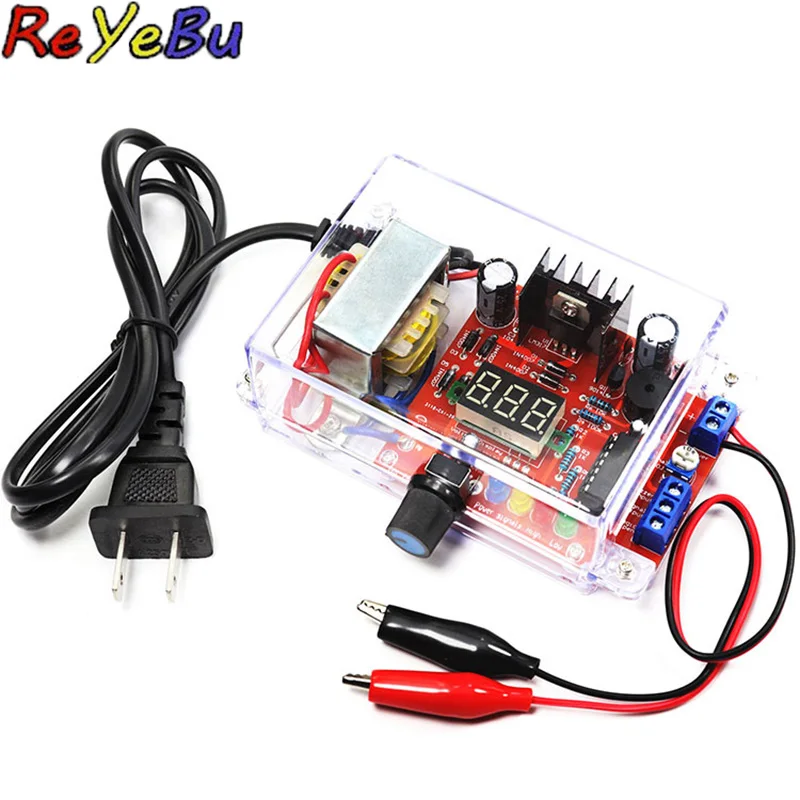 Electronic DIY Kit LM317 Adjustable Voltage Regulator Kit 110V 220V To 1.25V-12V DC Step-down Power Supply Module DIY Parts