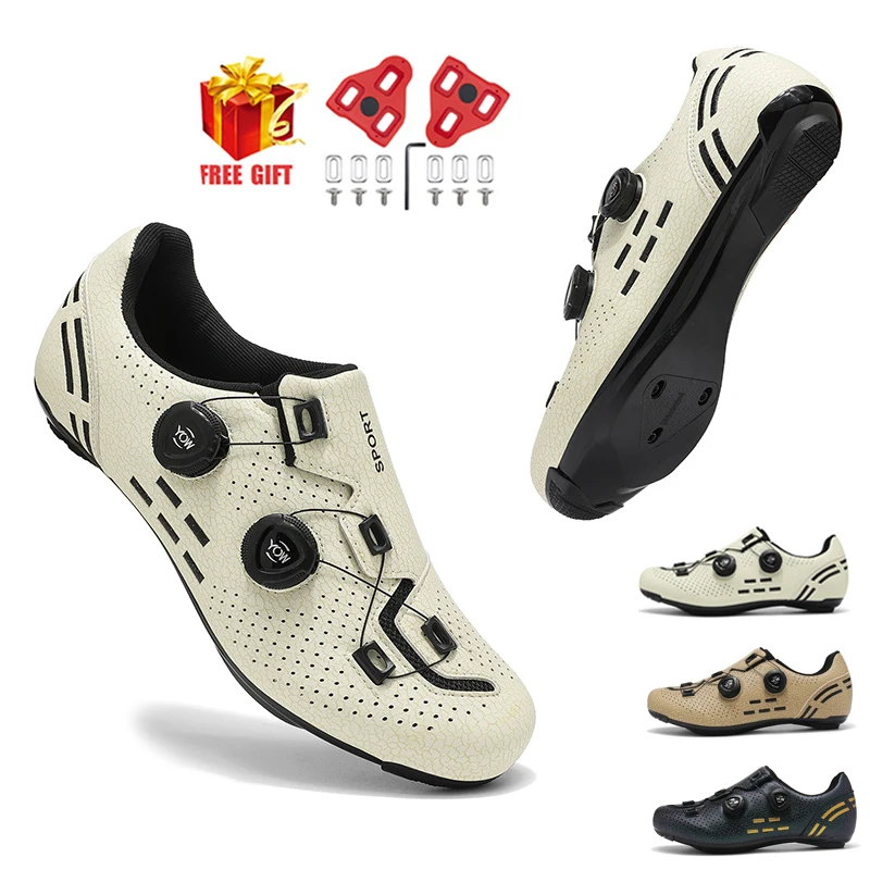 

Cycling Sneaker MTB Men Sports Dirt Bike Shoes SPD Pedal Mountain Bicycle Footwear Speed Racing Man Flat Off Road Cycling Shoes