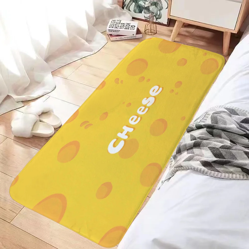 

Cheese Prayer Rug Kitchen Carpet Non-slip Kitchen Mat Bathroom Foot Mat Bath Mats Rugs Door Floor House Entrance Home Textile