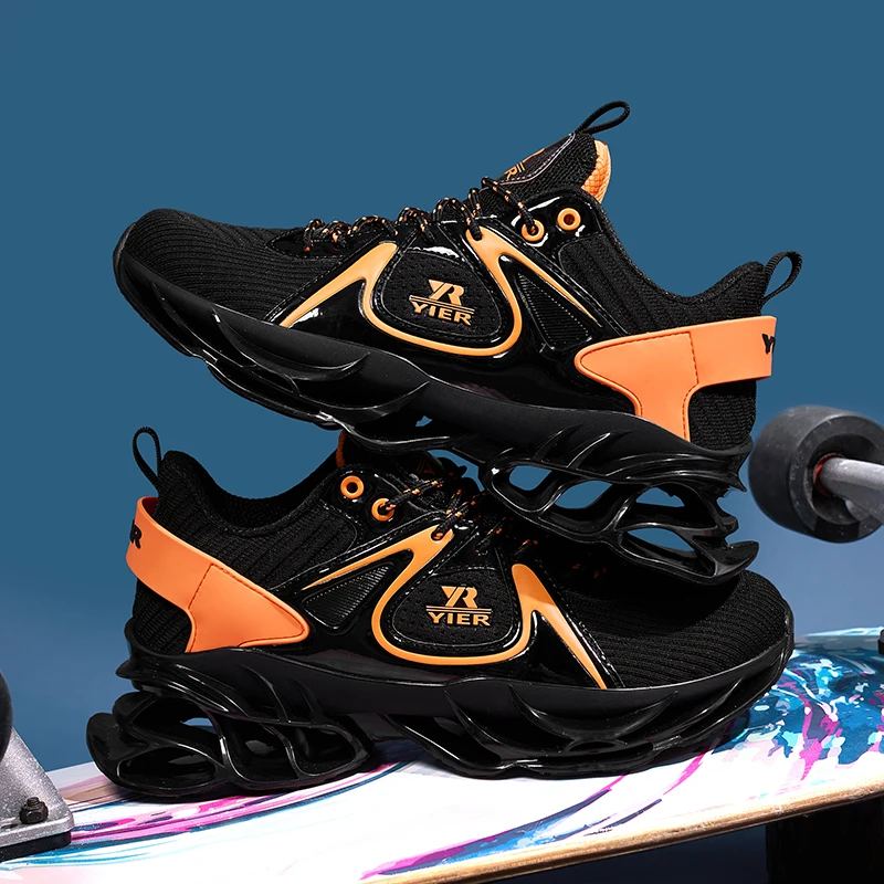 

Новое поступление, спортивная повседневная обувь с лезвием, противоскользящие износостойкие удобные кроссовки на эластичной подошве