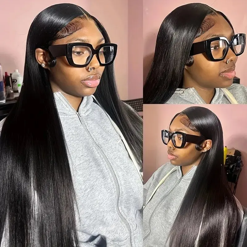 Rosabeauty 30 40 Inch 13x6 Human Hair 13X4 Frontal 5X5 Glueless Ready to Wear Wigs 250% For Women Straight Lace Front Wig