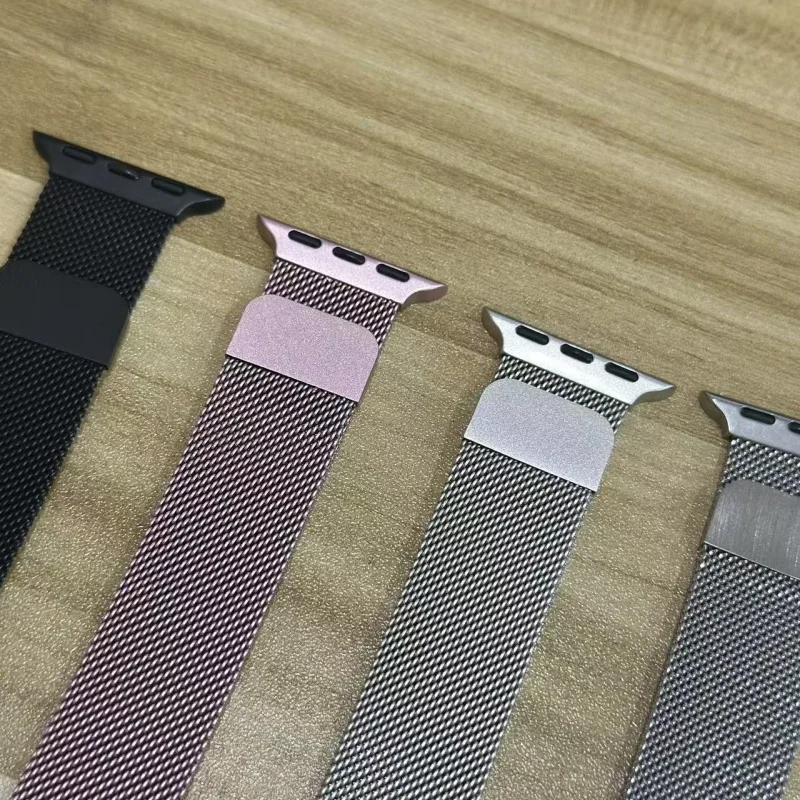 Milanese Loop for apple watch band 44mm 45mm 40mm 41mm 46-42mm pride bracelet iwatch series 9 8 7 6 SE 5 4 10 ultra 2 49mm strap
