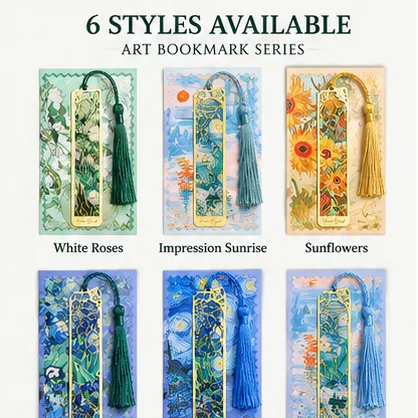 String Harmony Series Guitar Metal Bookmark, Chinese‑Style Musical Instrument Bookmark, Gift for Birthday