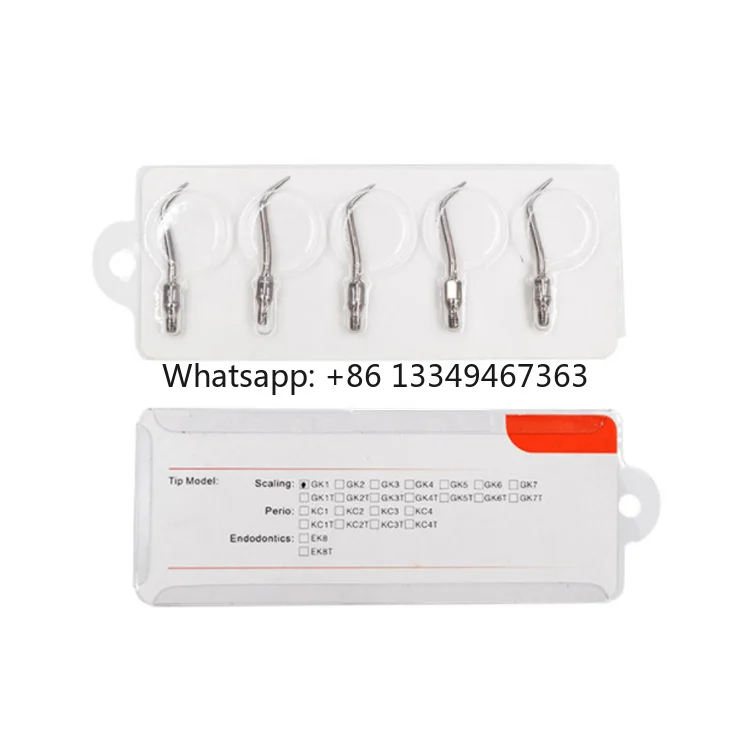 

Stainless Steel Dental Air Scaler Tips G1 G2 G3 G4 P1 GD1 GD2 GD3 GD4 PD1 Plugger Tips Compatible
