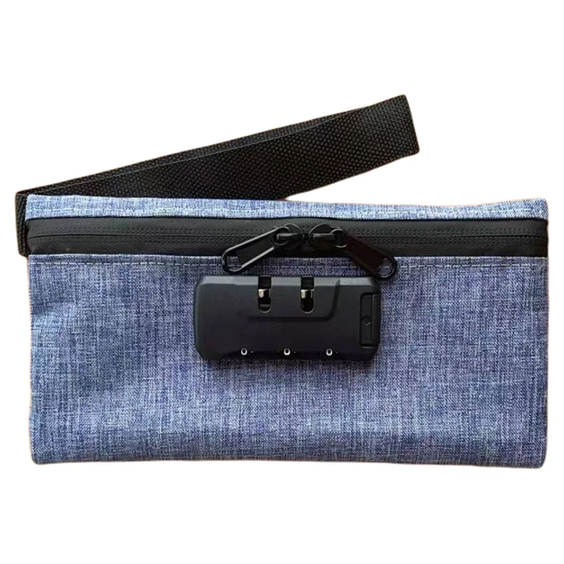 Wear-resistant Oxford cloth password clutch, lightweight portable phone storage, coin purse, waterproof zipper wallet