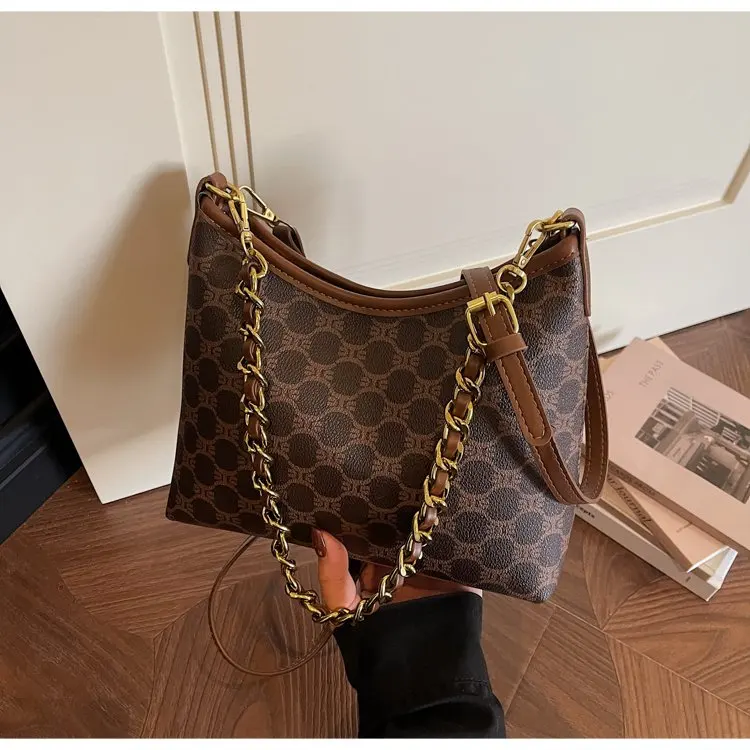 

2026 New European and American High-end Presbyopia Bag High-end Chain Bag Fashionable Foreign-style Shoulder Messenger Bag