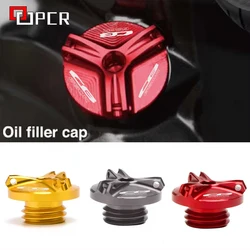 Tornillos de cubierta de tapón de taza de filtro de aceite de motor de motocicleta para Honda cb650r, cbr650r, CB 650R, CBR 650R, CB650R, CBR650R