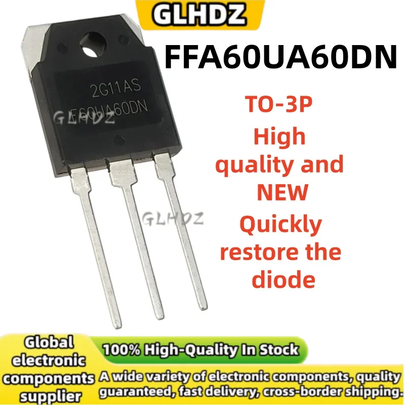 5PCS-20PCS FFA60UA60DN F60UA60DN Quickly restore the diode TO-3P High quality and NEW