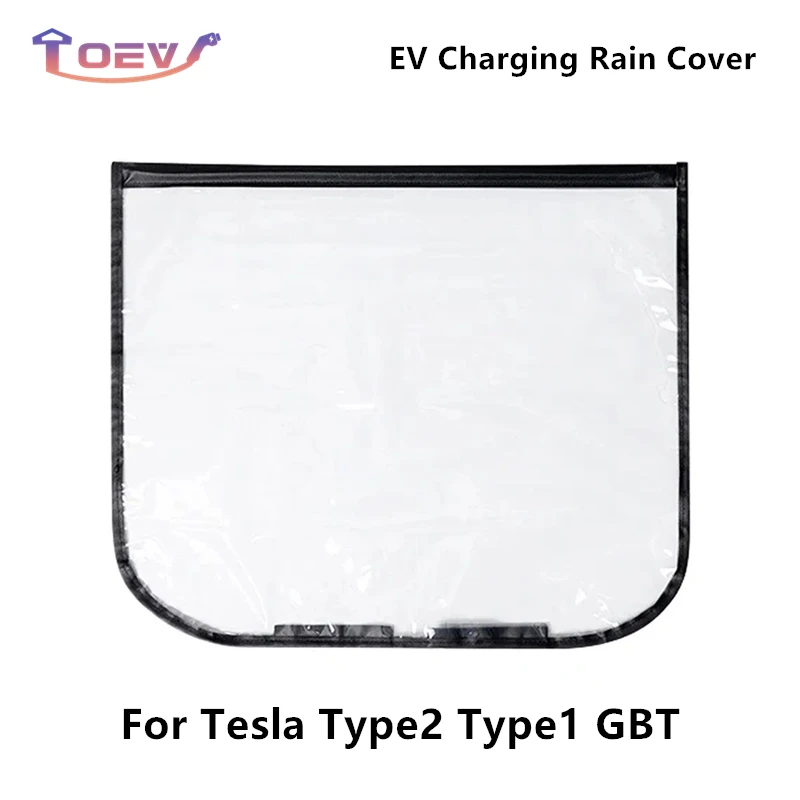 EV Charger Charging Port Rain Cover Rainproof Dustproof Electric Car Plug Cover Snow Protection Energy Vehicle Accessaries