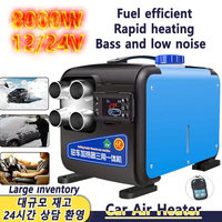 8000W Car Heater Air Diesel Heater 12V 24V Aluminum Shell Air Parking Heater Warmer Wireless LCD Remote Control Engine Preheater