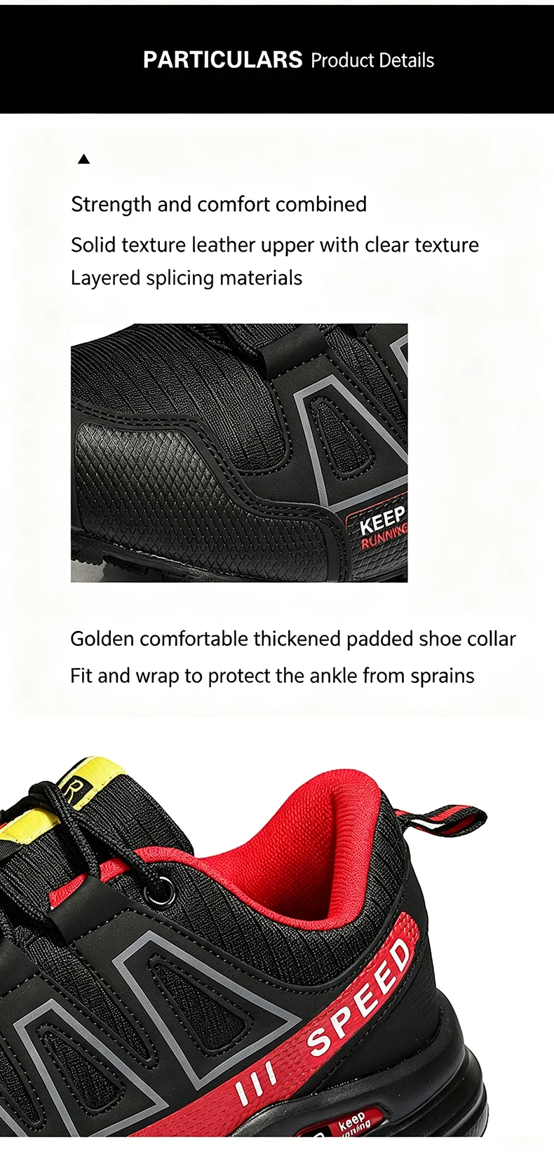 Herren-Wanderschuhe, Outdoor-Gummi, rutschfeste Outdoor-Trainer, bequeme Wander-, Reise- und Sportschuhe, taktische Damen-Trainingsschuhe – Detail 4