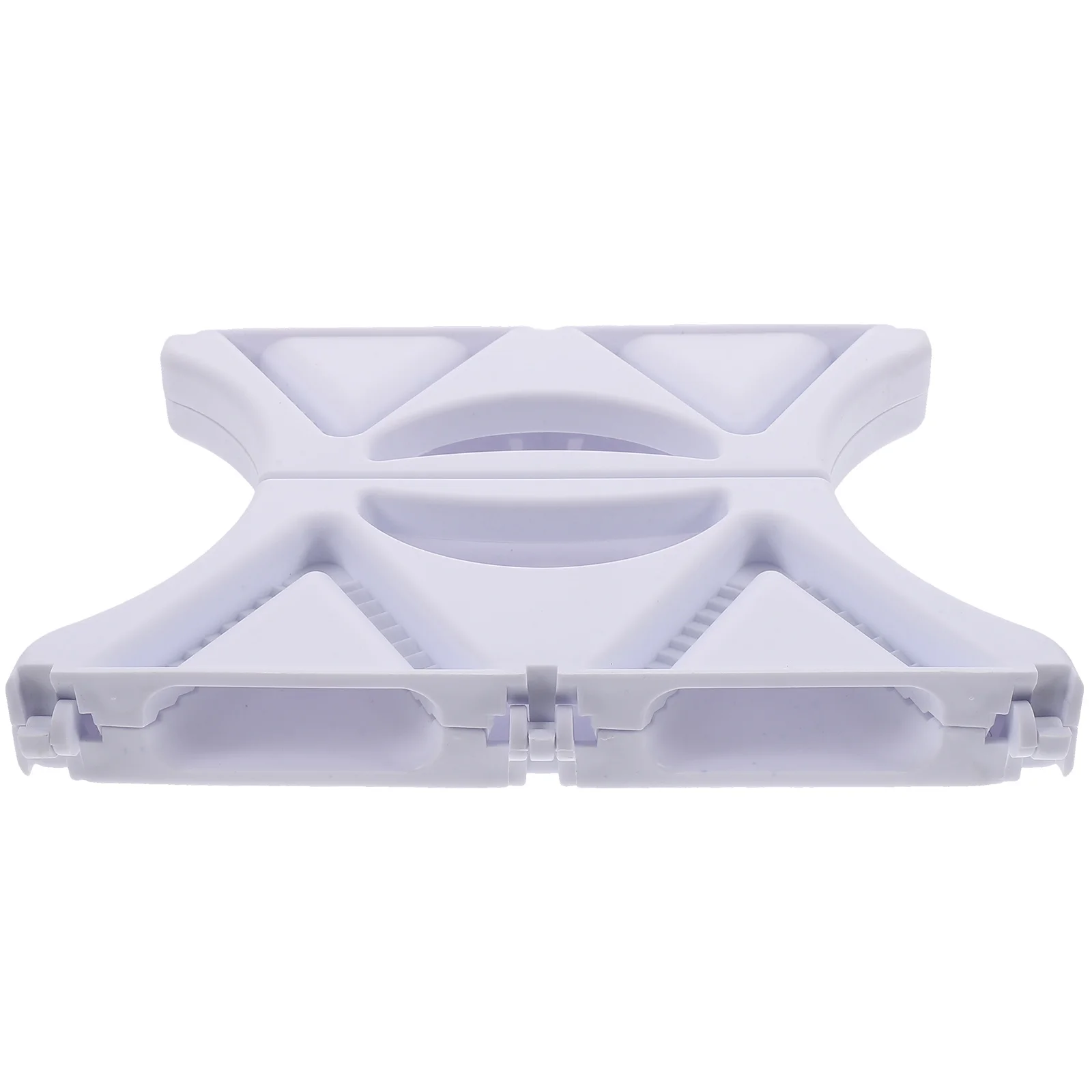 

1PC Dumpling Mold Reusable Wear resistant Press Kitchen Tool White Diamond Shapes PP Material Easy DIY for Beautiful