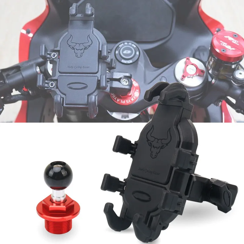 Motorcycle Navigation Mobile Phone Bracket Front Fork Connecting Plate Cover Fit For 450SR 450 SR