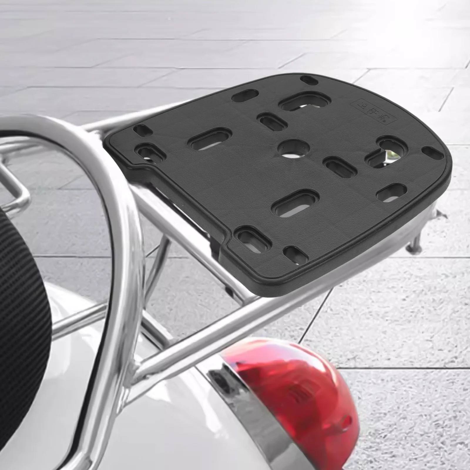 1 مجموعة العالمي للدراجات النارية جذع قاعدة لوحة سميكة دائم رف أمتعة الملحقات الثابتة المسمار تخزين الذيل BoxBracket