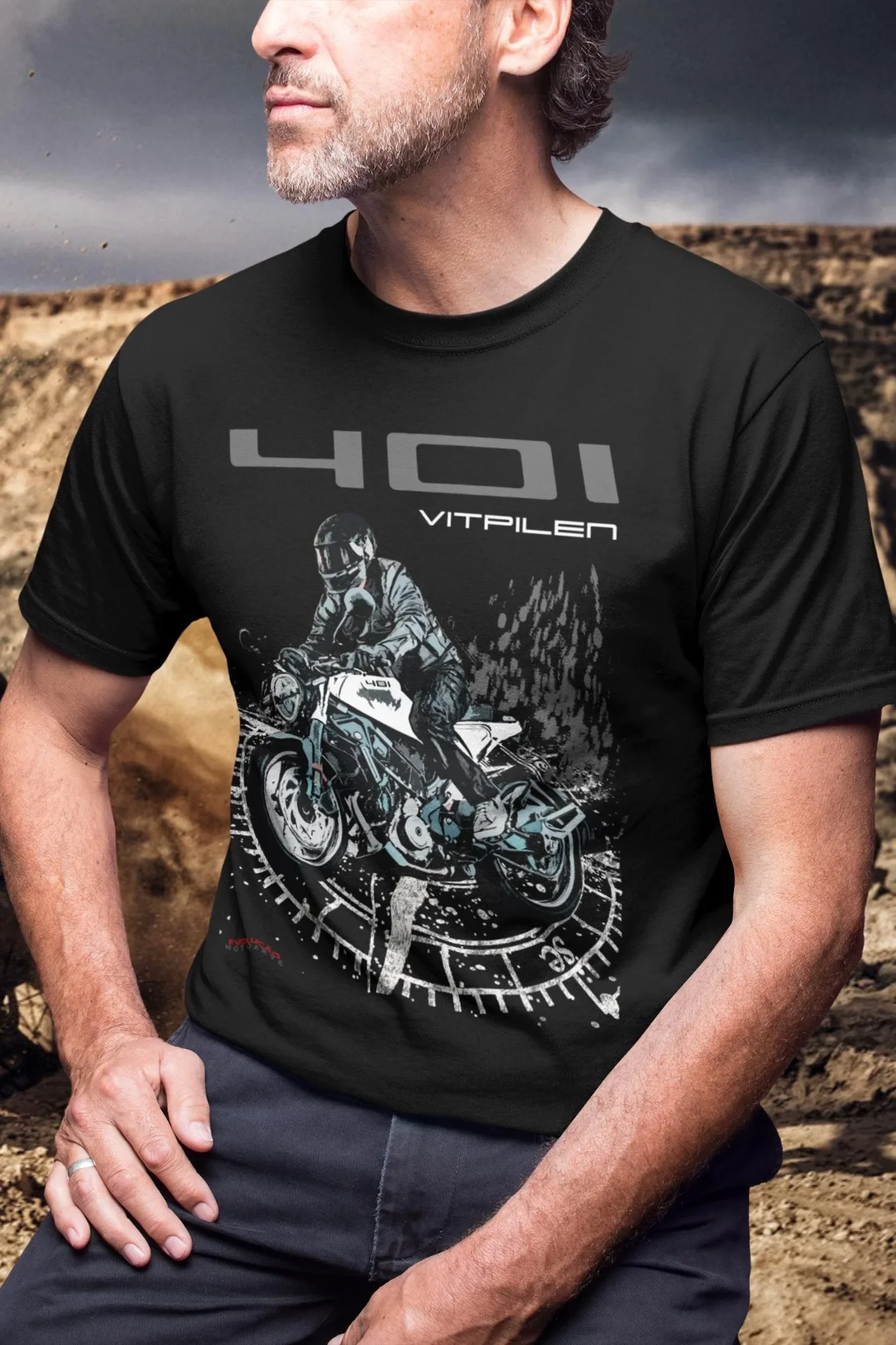 

247@EY H-moto.usqvarna Vitpilen 401 T Shirt Perfect Biker Gift For Cafe Racer Rider Fan Top For Husky Owners Husband Present Mot