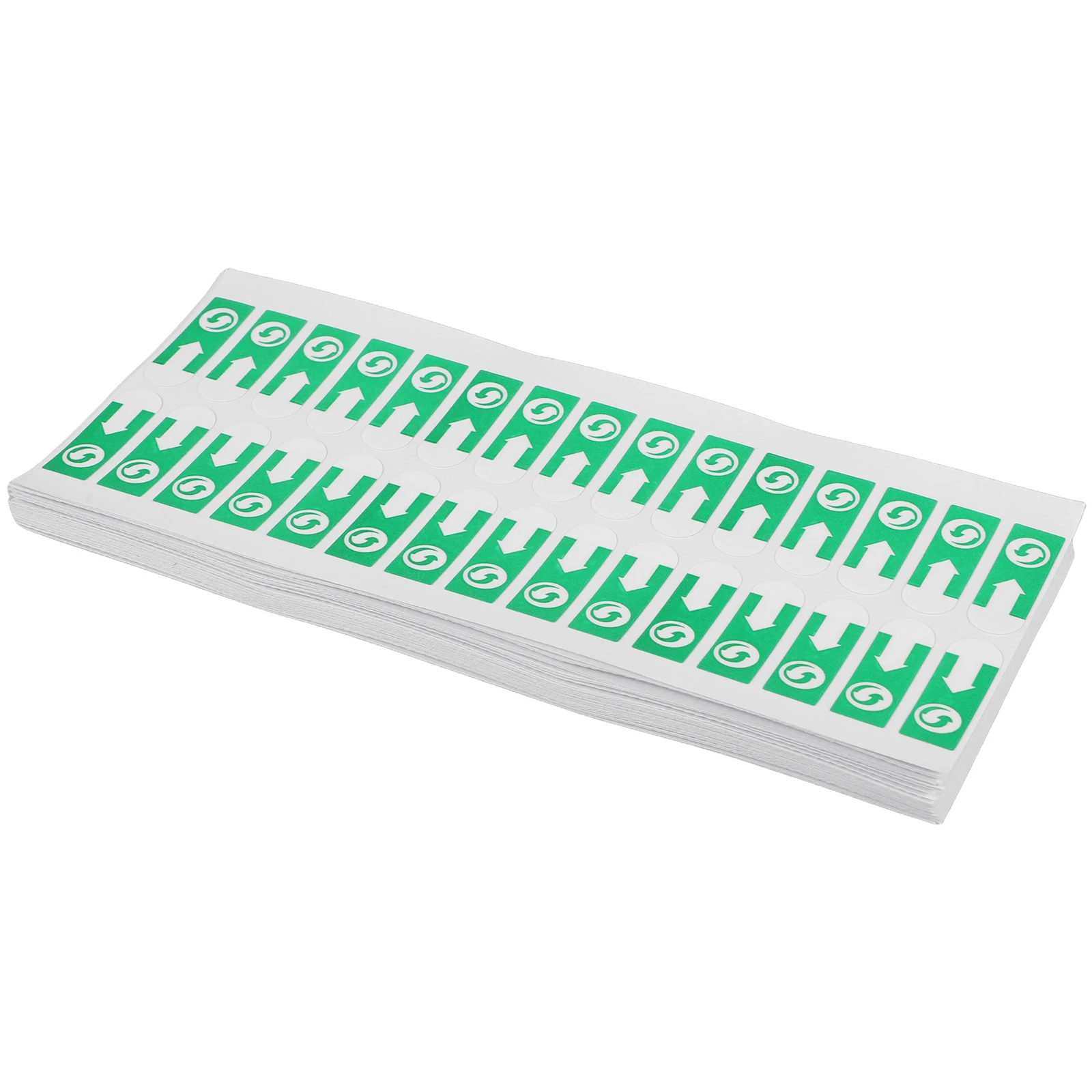 

1000 Pcs Arrow Sticker Labels Removable Adhesive Non Residue Spacing Design Handle Garbage Bag Sealer Document Organizer Item